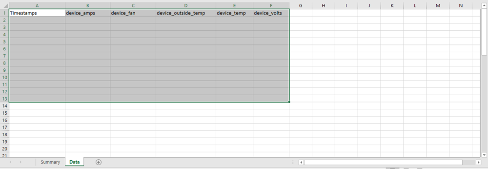 Excel Table